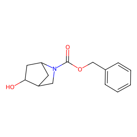 exo-2-(carbobenzyloxy)-2-azabicyclo(2.2.1)heptan-5-ol Structure