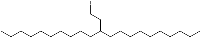 1-碘-3-癸基十三烷结构式