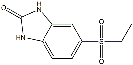 5-(ethylsulfonyl)-1H-benzo[d]imidazol-2(3H)-one结构式