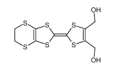 2,3-bis(hydroxymethyl)-6,7-(ethylenedithio) tetrathiafulvalene Structure