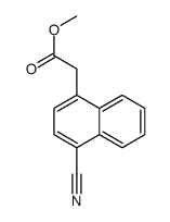 methyl 2-(4-cyanonaphthalen-1-yl)acetate Structure