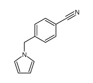 4-(1H-pyrrol-1-ylmethyl)benzonitrile结构式