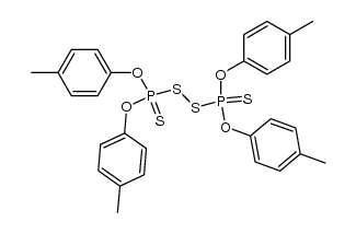 (-S2P(OC6H4Me-p)2)2 Structure