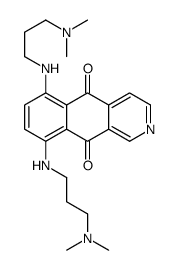 6,9-bis[3-(dimethylamino)propylamino]benzo[g]isoquinoline-5,10-dione Structure