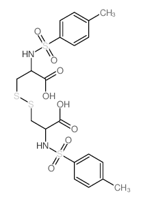 L-Cystine,N,N'-bis[(4-methylphenyl)sulfonyl]-结构式