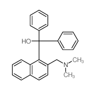 1-Naphthalenemethanol,2-[(dimethylamino)methyl]-a,a-diphenyl- structure