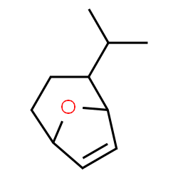 8-Oxabicyclo[3.2.1]oct-6-ene,2-(1-methylethyl)-,endo-(9CI) Structure