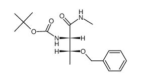 Boc-L-Thr(Bn)-NHCH3结构式