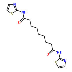 N,N'-Di(1,3-thiazol-2-yl)nonanediamide Structure