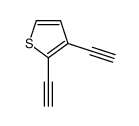 (9CI)-2,3-二乙炔噻吩结构式