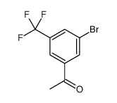 3-溴-5-三氟甲基苯乙酮结构式