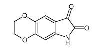 6H-1,4-Dioxino[2,3-f]indole-7,8-dione, 2,3-dihydro-结构式