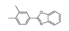 2-(3,4-Dimethylphenyl)-1,3-benzoxazole结构式