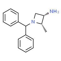 (2S,3S)-1-benzhydryl-2-methyl-azetidin-3-amine结构式