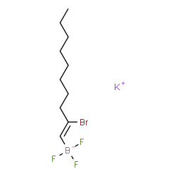 Potassium (Z)-2-bromodec-1-enyltrifluoroborate Structure