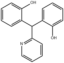 2,2'-(吡啶-2-基亚甲基)二苯酚结构式