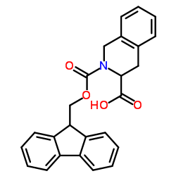 N-Fmoc-1,2,3,4-tetrahydroisoquinoline-3-carboxylic acid Structure