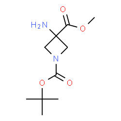 1-tert-butyl 3-methyl 3-aminoazetidine-1,3-dicarboxylate picture