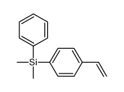 (4-ethenylphenyl)-dimethyl-phenylsilane结构式