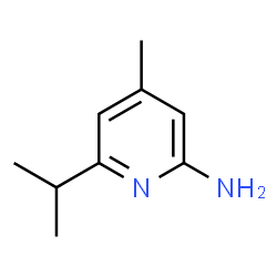 2-Pyridinamine,4-methyl-6-(1-methylethyl)-(9CI) structure