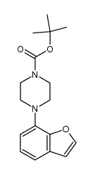tert-butyl 4-(7-benzo[b]furanyl)piperazine-1-carboxylate Structure