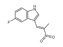 5-fluoro-3-(2-nitro-propenyl)-indole Structure