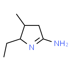 2H-Pyrrol-5-amine,2-ethyl-3,4-dihydro-3-methyl-(9CI)结构式