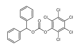 benzhydryl (2,3,4,5,6-pentachlorophenyl) carbonate结构式