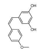 (Z)-5-(4-methoxystyryl)benzene-1,3-diol结构式