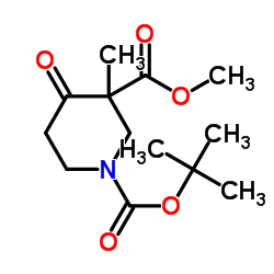 Methyl 1-Boc-3-methyl-4-oxo-piperidine-3-carboxylate picture