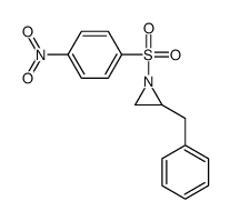 2-benzyl-1-(4-nitrophenyl)sulfonylaziridine结构式