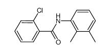 2-chloro-N-(2,3-dimethylphenyl)benzamide结构式