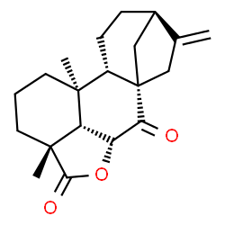 6α-Hydroxy-7-oxokaura-16-ene-18-oic acid lactone Structure