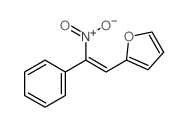2-(2-Nitro-2-phenyl-ethenyl)furan structure