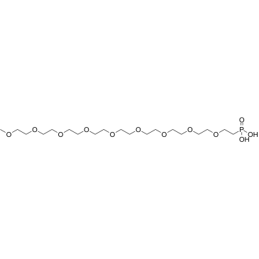 m-PEG9-phosphonic acid structure