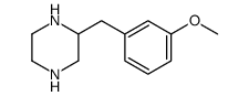 2-[(3-甲氧基苯基)甲基]哌嗪结构式