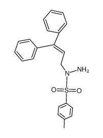 1-(3,3-Diphenyl-allyl)-tosylhydrazid Structure