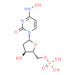 N-4-hydroxy-2'-deoxycytidylic acid结构式