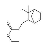 Bicyclo2.2.1heptane-2-propanoic acid, 3,3-dimethyl-, ethyl ester structure