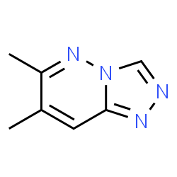 6,7-Dimethyl-1,2,4-triazolo[4,3-b]pyridazine结构式