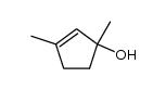 1,3-dimethylcyclopent-2-en-1-ol Structure