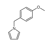 1-(4-methoxybenzyl)-1H-pyrrole结构式