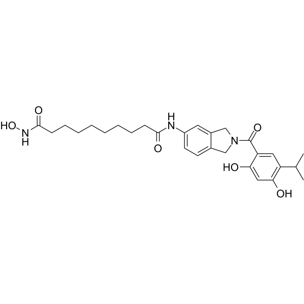 HDAC6/HSP90-IN-1 Structure