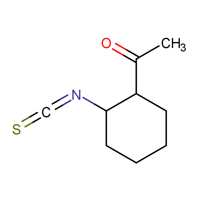 1-(2-isothiocyanatocyclohexyl)ethanone Structure