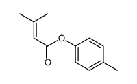 para-cresyl 3-methyl crotonate structure