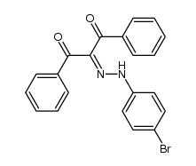 diphenyl-propanetrione-2-(4-bromo-phenylhydrazone)结构式