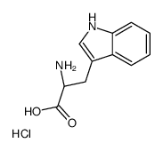 (2S)-2-amino-3-(1H-indol-3-yl)propanoic acid,hydrochloride Structure