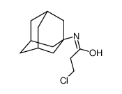 N-(1-Adamantyl)-3-chloropropionamide structure