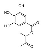 3,4,5-Trihydroxybenzoic acid 1-methyl-2-oxopropyl ester Structure