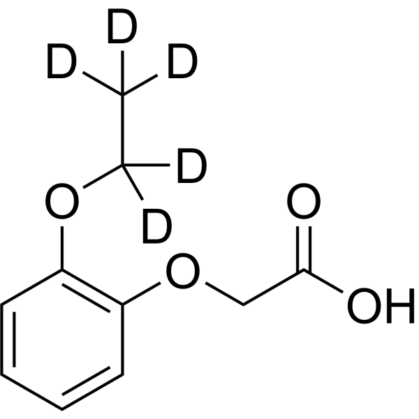 2-(2-Ethoxyphenoxy)acetic acid-d5 Structure